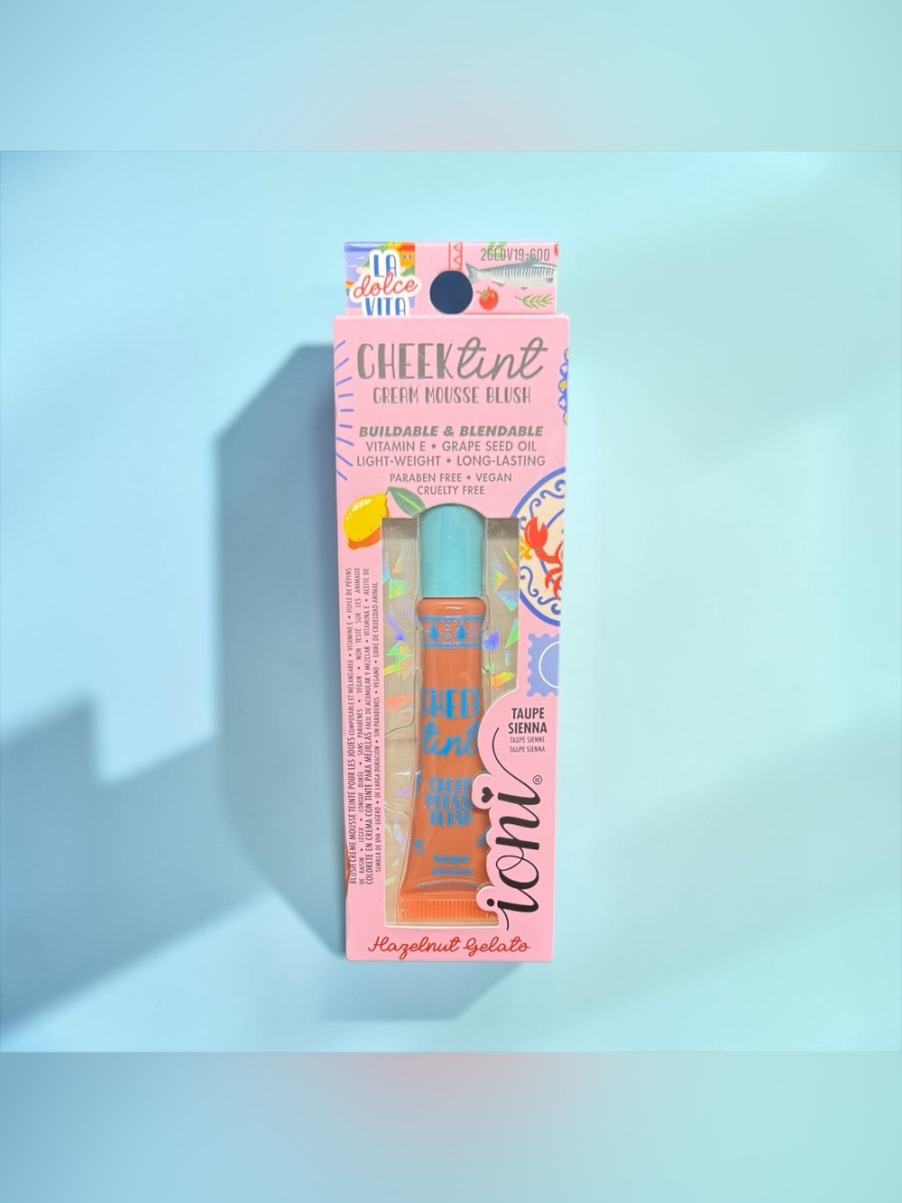 🏷️‼️5/$25🏷️‼️🤎IONI🤎La Dolce Vita Cream Mousse Blush in Taupe Sienna/NIB